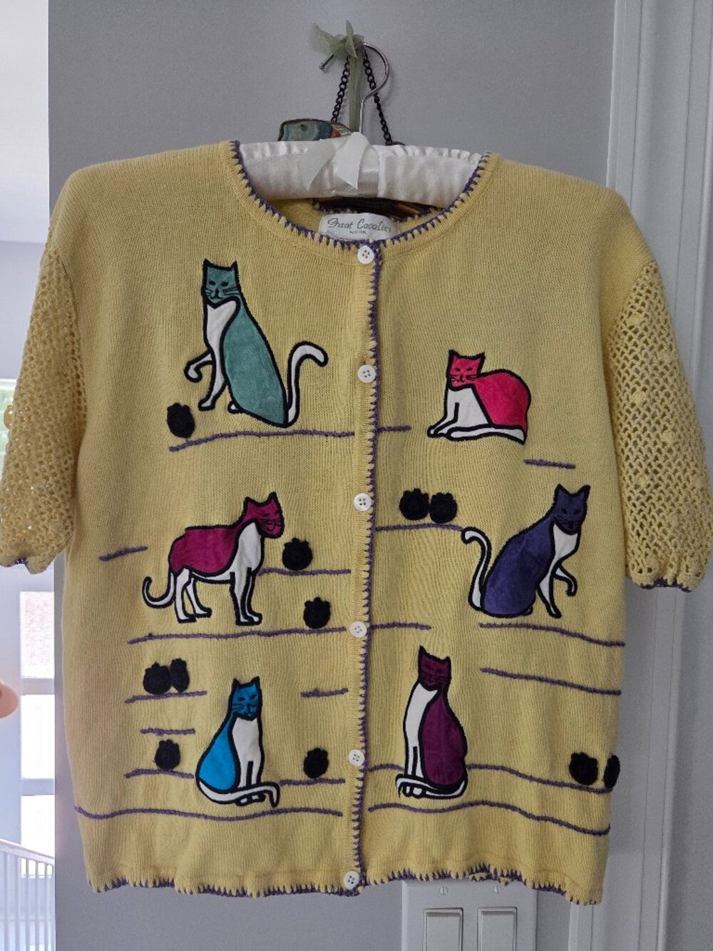 Great Cavalier Cats Sweater L